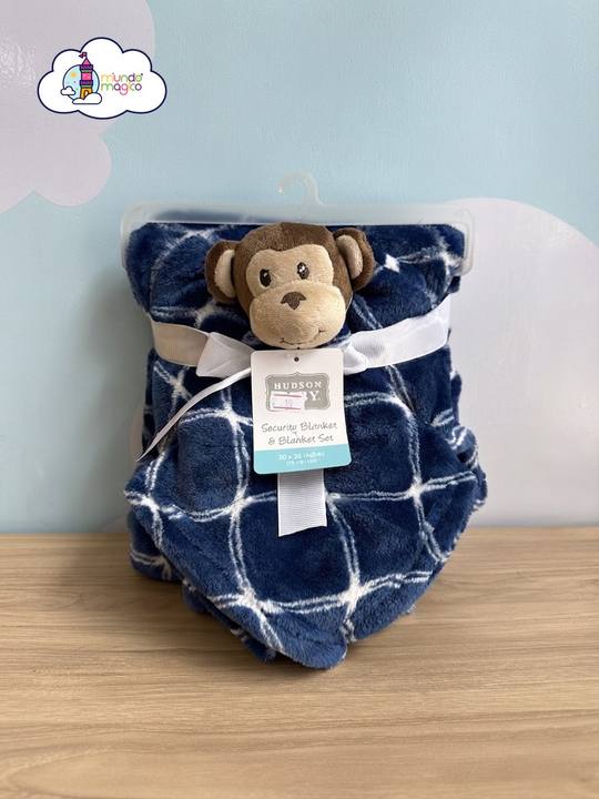 Cobija azul de niño 76 x 91cm
