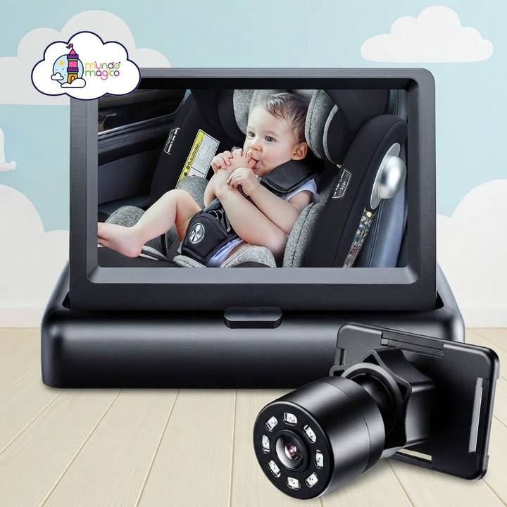 Monitor de auto para bebé con cámara