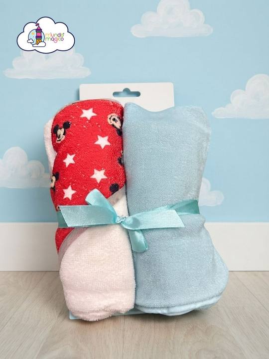 Set de Toallas para Bebé Mickey Mouse