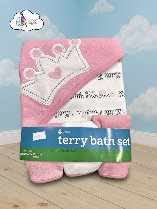 Set de Baño Princesa de 4 Piezas
