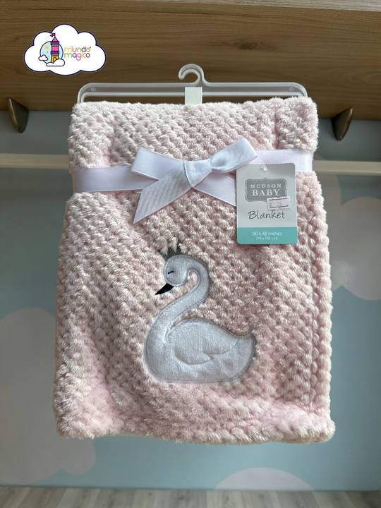 Cobija de cisne de niña 76x102cm