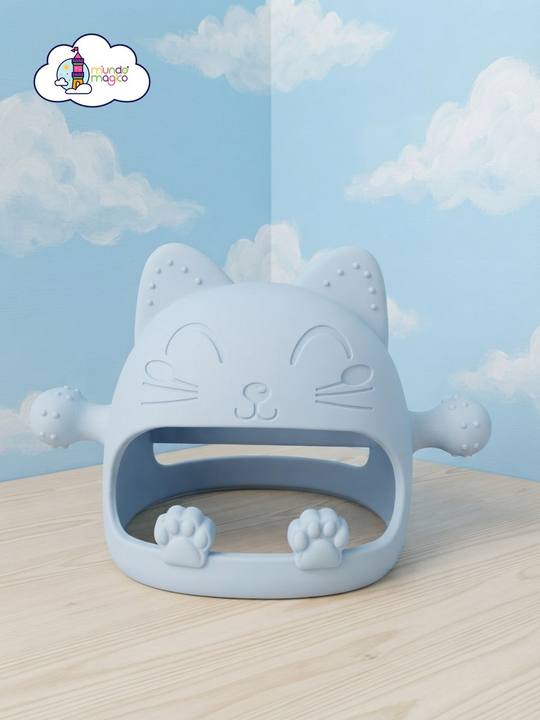 Mordillo de Silicona Gatito