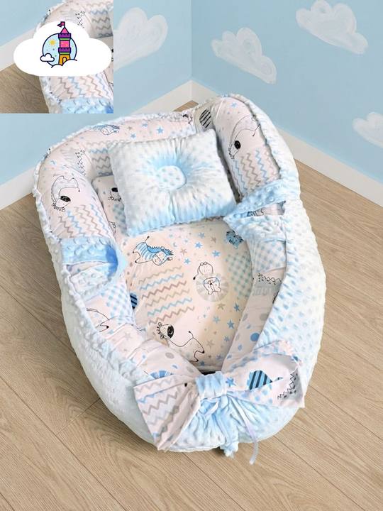 Azul y blanco