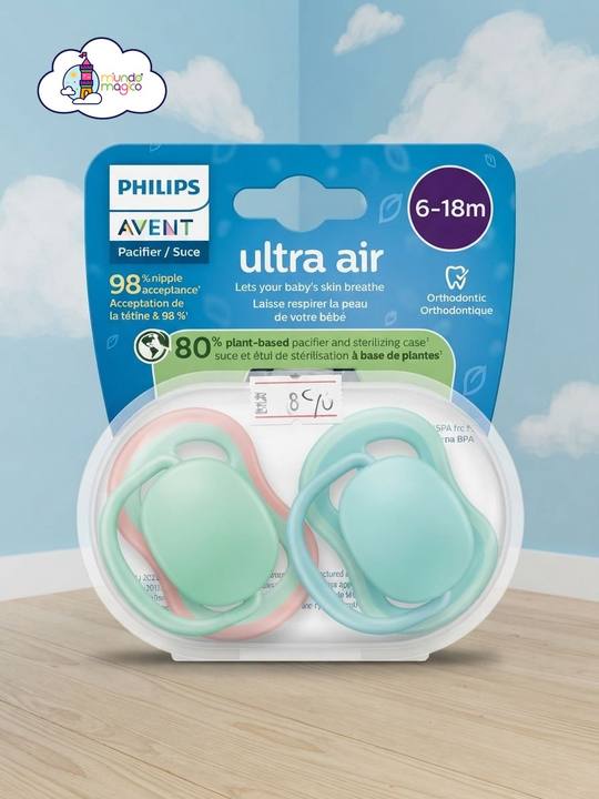 Set de Chupones Philips Avent Ultra Air 6-18m