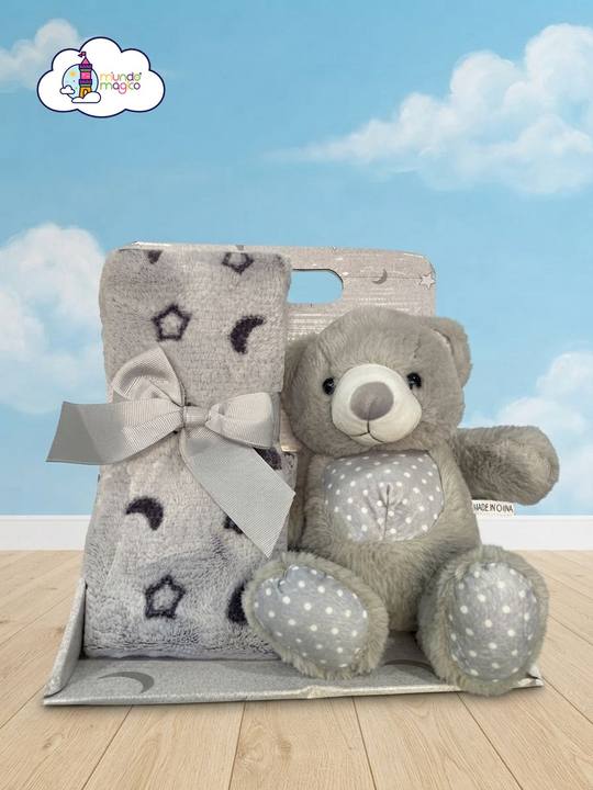 Set de Manta y Peluche de Conejito
