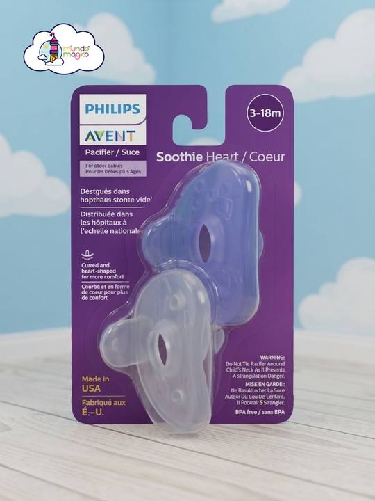 Chupones Philips Avent Soothie Heart 3-18m