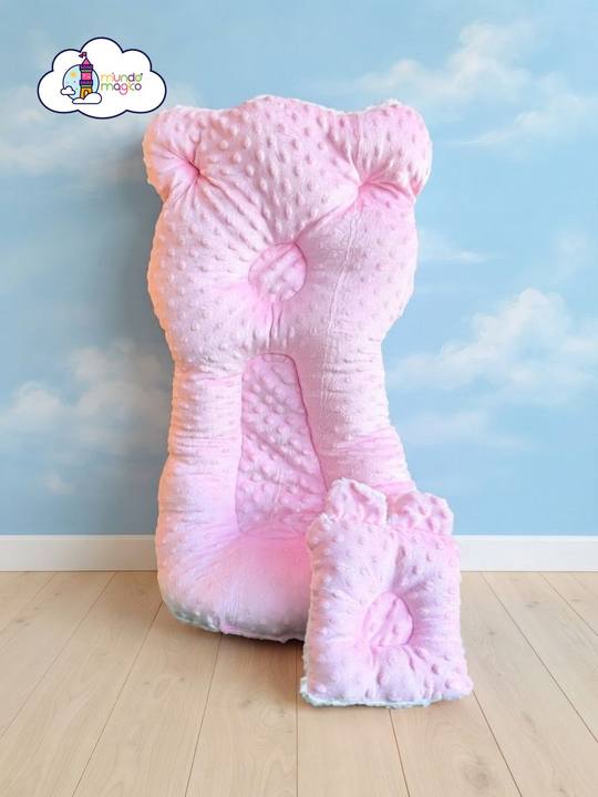 Cojín de Soporte Multiuso con Almohadita - Rosa